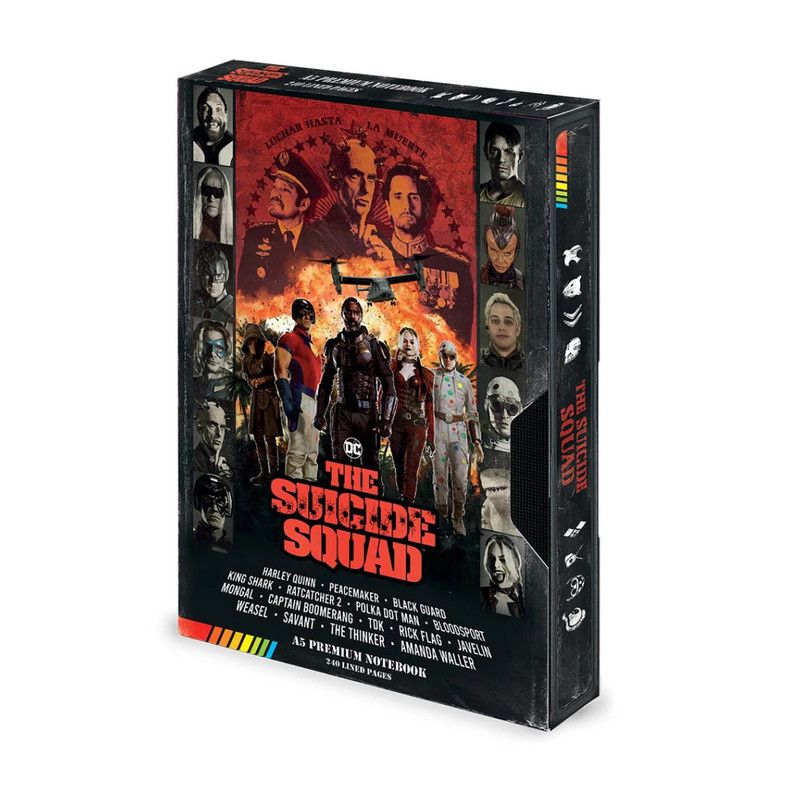 The Suicide Squad - Retro VHS A5 Notebook - دفتر